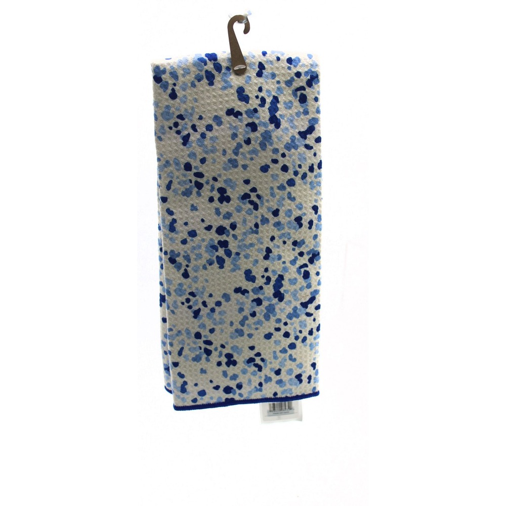 4 Pcs Splatter Blue Waffle Weave Kitchen Towel 16x26 Abstract Print EG2312005